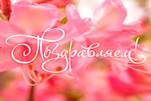 поздравления